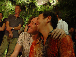 Patrick Blanc, Pascal Heni and friends celebrating their Silver Wedding, June 2010