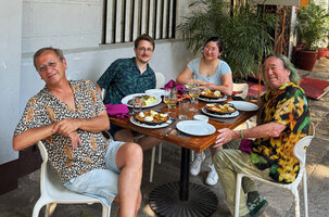 Patrick Blanc, Pascal Héni and Nicolas Picart, Manila, April 2026