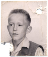 Patrick Blanc, photomaton picture, 1961