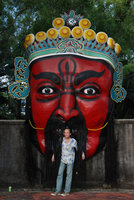 Patrick Blanc ready to be swallowed, Tiger Balm Garden, Singapore, Oct. 2008