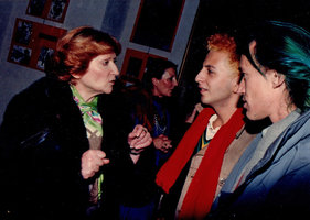 Patrick Blanc with Pascal Heni and Rosalie Dubois, Paris, 1988