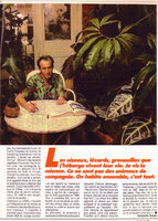 Patrick Blanc working at home among his plants, 30 millions d&#039;amis - July 1991
