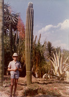 Patrick Blanc at 10 in the Jardin Exotique, Monaco, 1963
