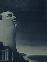 Portrait of Patrick Blanc by François Lambert, from a photo by Véronique Lalot, Nov. 1979