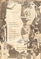 Poster created by Jean-Marie Bompard, announcing performance by Patrick Blanc singing the Edith Piaf Olympia 61 show, Bukittinggi, Sumatra, May 1983