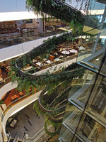 Rain Forest Chandelier, EmQurtier, Bangkok, seen from above