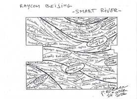 Smart River vertical garden design by Patrick Blanc, Raycom Tower, Beijing