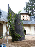 The Green Spiral, Plant installation, Chaumont-sur-Loire, May 2009