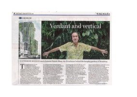 One Central Park, Sydney, Vertical Gardens by Patrick Blanc, Sydney Morning Herald    Feb 19th 2011