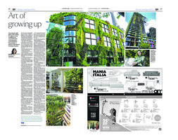 Art of Growing Up, Patrick Blanc, Life Home and Garden, The Straits Times, Singapore, 24 Sept. 2016