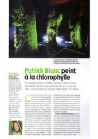 Arts Magazine, March 2007, Patrick Blanc Folies végétales, Espace EDF Electra