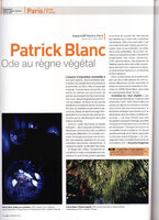L&#039;oeil, Feb. 2007, Patrick Blanc Folies Végétales, Espace EDF Electra, Paris