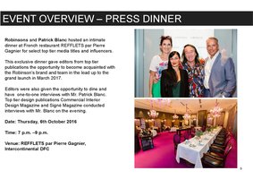 Patrick Blanc with Thierry Prevost, Jennifer Fall and Mayouri Sengchanh at the Robinsons inauguration, Dubai