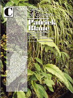 Uomo Vogue, April 2013, a, Vertical Garden by Patrick Blanc