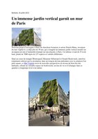 Batiweb juillet 2013, Vertical Garden by Patrick Blanc