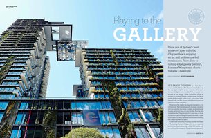 Qantas The Australian Way March 2014, Vertical Garden by Patrick Blanc