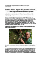 www.lifegate.it 14 decembre 2018, Vertical Garden by Patrick Blanc