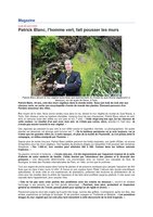 Ouest france 28 avril 2008, Vertical Garden by Patrick Blanc