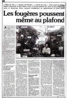 VSD mars 1978, First article Vertical Garden By Patrick Blanc 