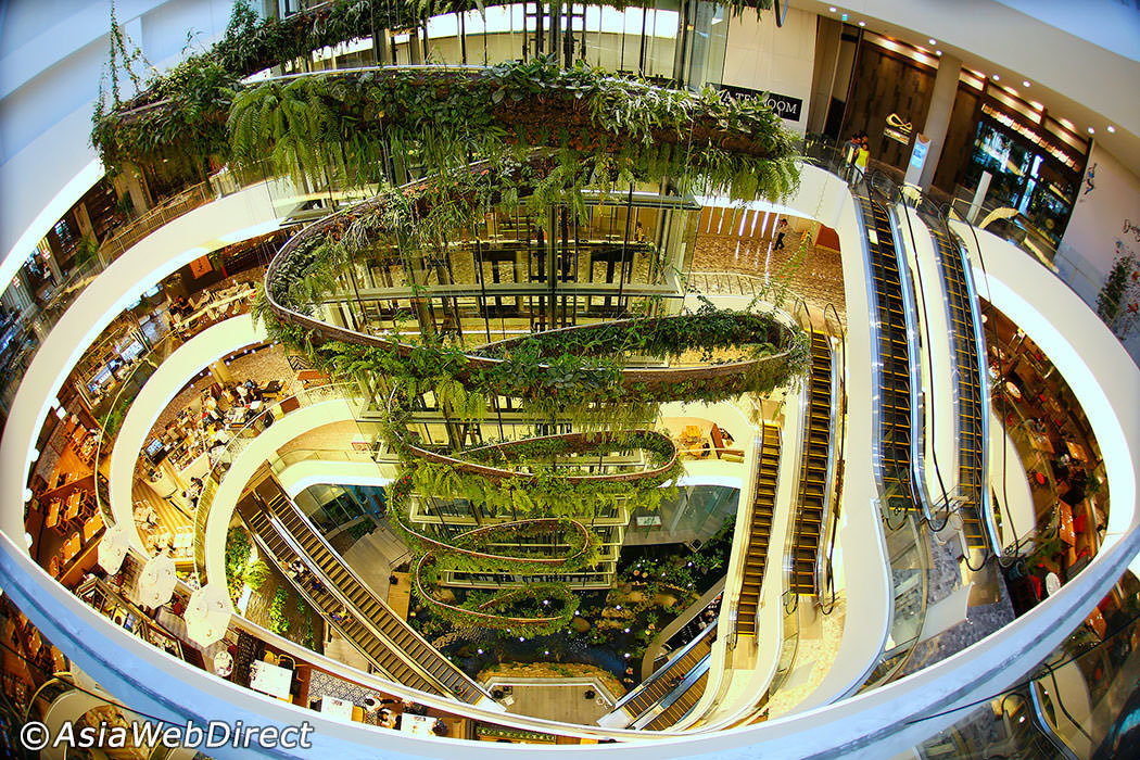 EMQUARTIER Luxury Shopping Mall in Bangkok with Roof Garden - June